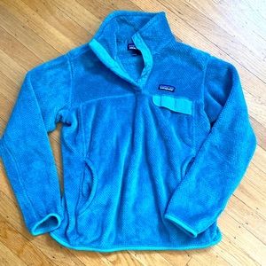 Patagonia Re-Tool Snap-T pullover Sweater - women’s teal
